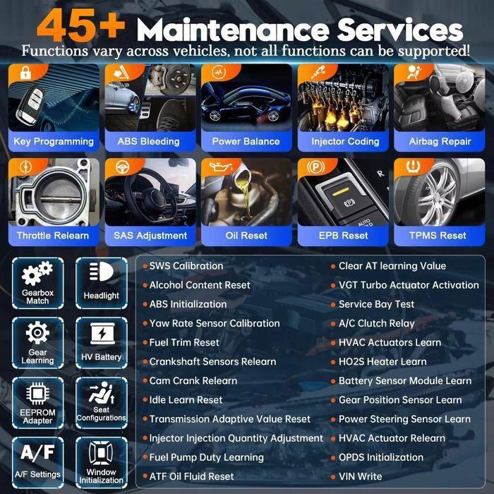 Outil de Diagnostic automobile - D9S - Écran 9,7 pouces - WiFi - Compatible BMW et 10 000 modèles