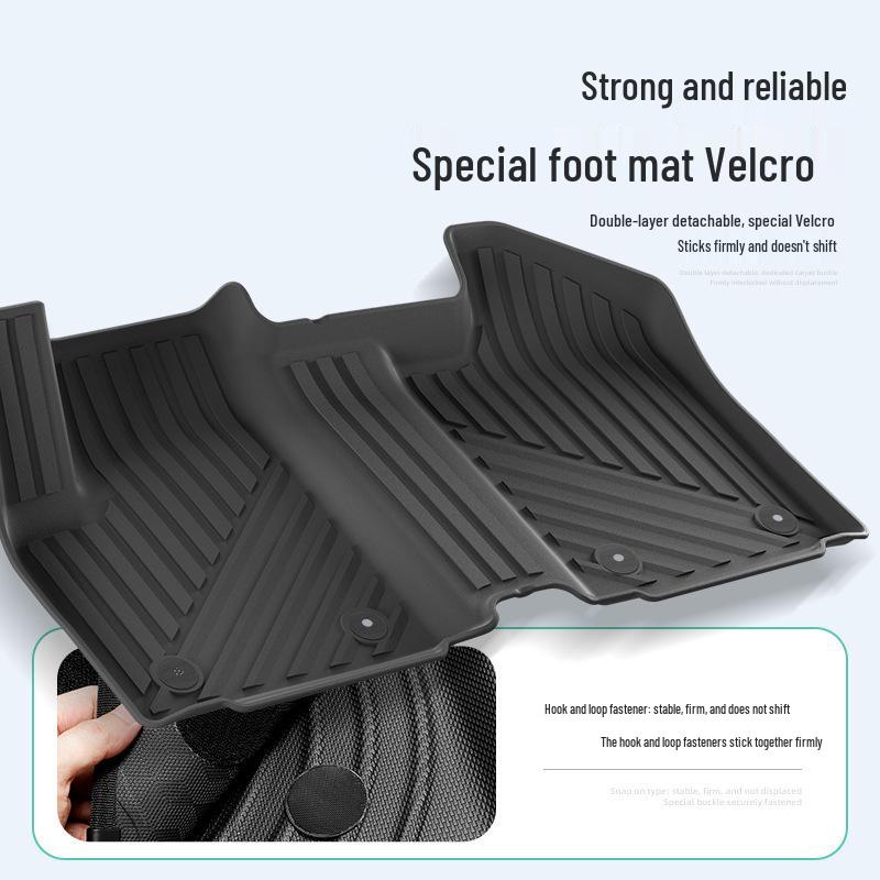 Chery iCAR V23 2025-2026 Floor Mats, TPE Trunk/Backrest Mats