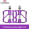 Pédales de Vélo PROMEND M86 en Alliage d'Aluminium à Trois Roulements pour Vélos de Montagne et de Route