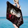 Eclipse Twilight Vampire Beach Towel, Super Soft Microfiber, Gift for Her/Him, Birthday, for Pool, Beach, Travel, Home Decor Fan Gifts