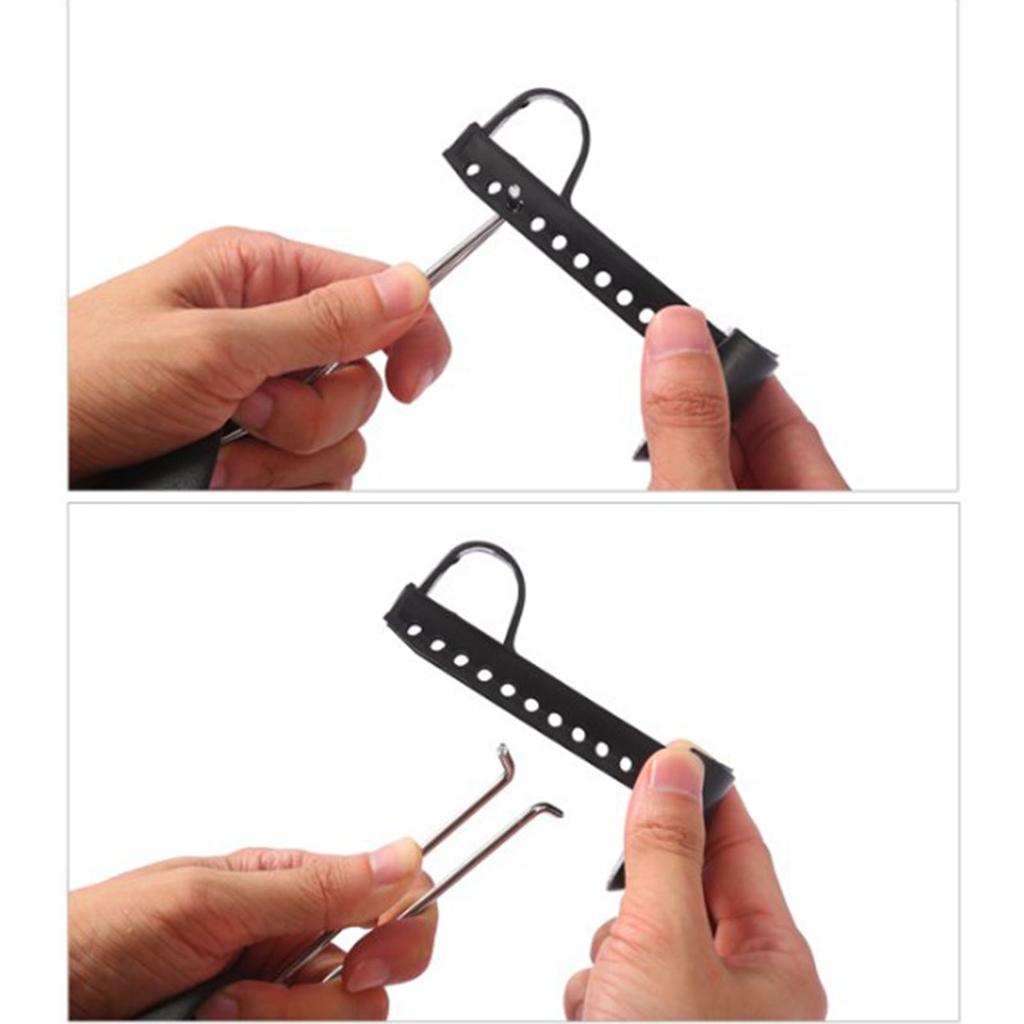 5 Pairs Shoe Tree Shaper Professional Prevents Wrinkling Adjustable Shoe Spring Stretcher for Most of Shoes Black