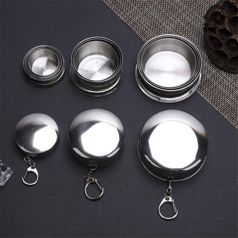 75/150/250ML Folding Cup Camping Cookware Retractable Cup Outdoor accessories Teacups Teaware Camp Utensils Tableware Folded Cup