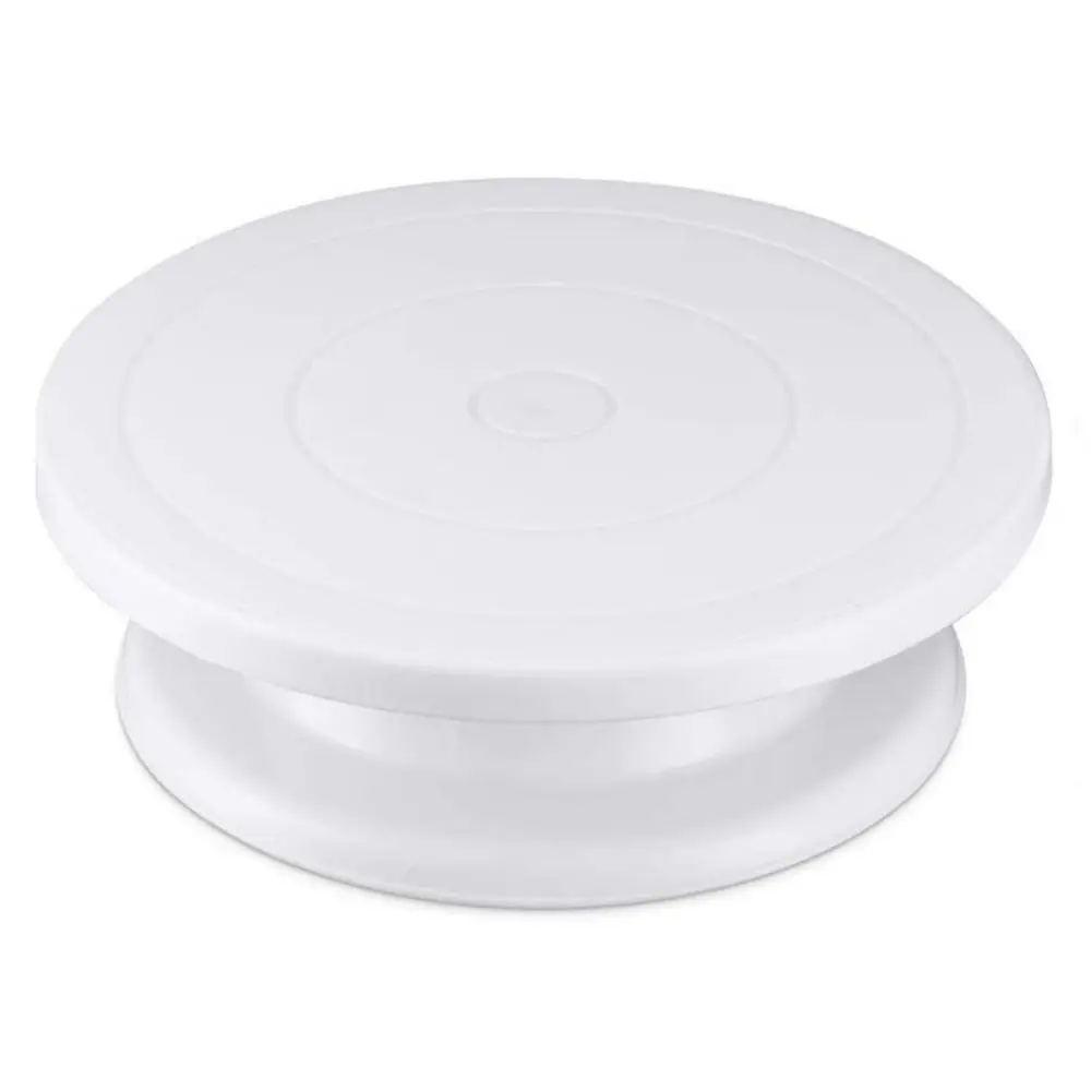 Baking Tools With Non-Slip Edge Plastic Cake Laminating Turntable Table Cake Turntable Laminating Table Cake Tools