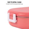 Insulated Stainless Steel Lunch Box For Kids School Picnic Travel Use With Leak-Proof Locking Lid And Microwave Safe Neo Pink Set