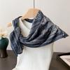 Fashion Decoration Square Scarf Women Luxury Paisley Print Soft Head Scarves Cotton Feel Headscarf Warm Foulard Bandana Neck Tie