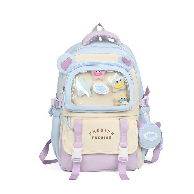 Schoolbag schoolbag female ins Mori primary school students cute pain bag junior high school students travel large capacity high value backpack