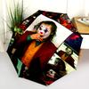 Joker'S Many Faces Folding Umbrella Suitable For All Seasons Durable Three Folds Sun Umbrella Printing