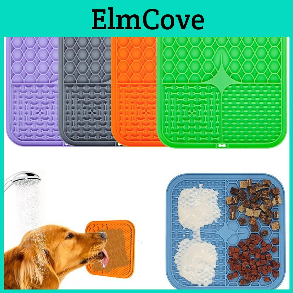 Silicone For Mat Pet Lick Dogs Pet Slow Food Plate Dog Bathing Distraction Silicone Dog Sucker Food Training Dog Feeder Supplies
