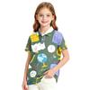 Girls' School Uniform Printed T-Shirt for Back To School Casual Wear