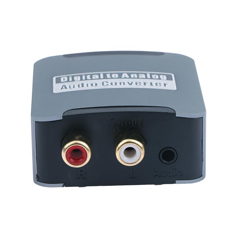 Digital To Analog Converter Dac Audio Optical Toslink Spdif Coaxial Input To L/R 3.5Mm Rca Jack Headphone Amplifier Output