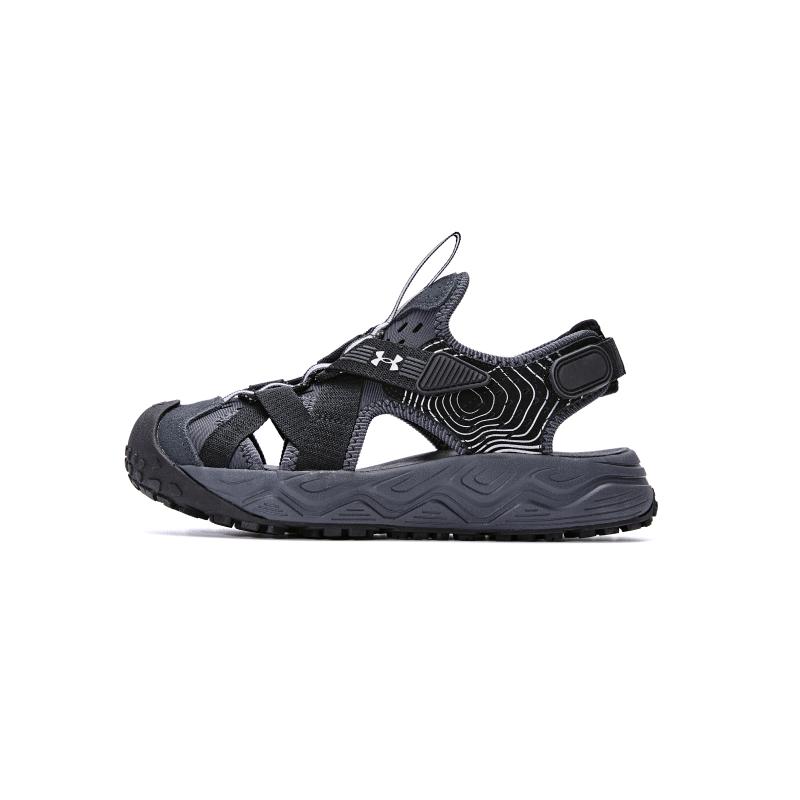 Under Armour Student Beach Shoes Comfortable Versatile Fashion Sports Casual Water Shoes Kids Sandals 2421505-014