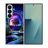 Etui Na Samsung Galaxy Fold 7 Etui Fajne Kosmiczne Zwierzęta Przezroczyste Twarde Etui Na Telefon Na Galaxy Z Fold7 5G 2025 Tylna Pokrywa Z fold7 Capa