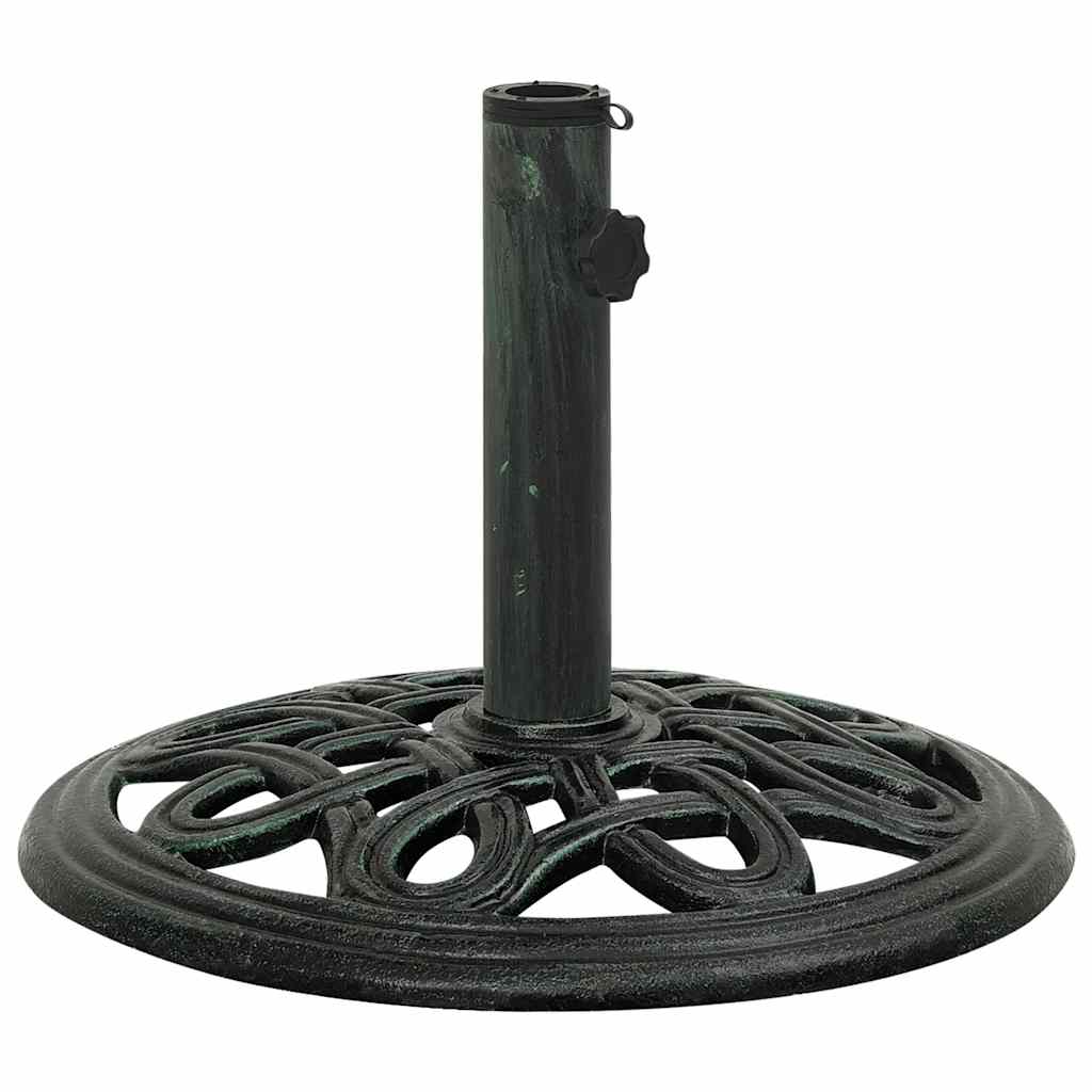 Vidaxl Podstawa Pod Parasol, Zielona, 40X40X32 Cm, Żeliwo