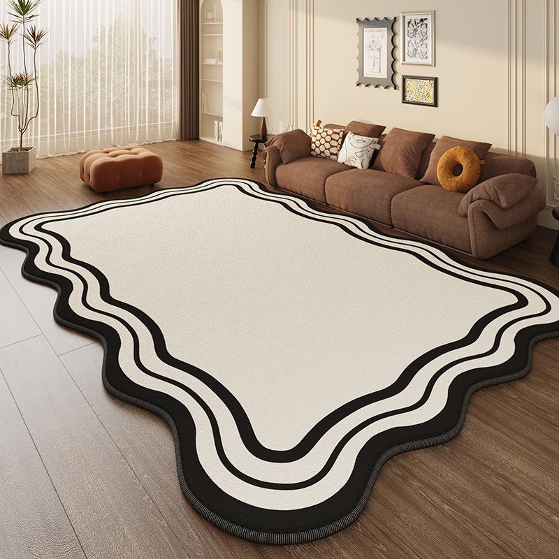 French Living Room Carpet Soft Thick Bedroom Anti Slip Bedside Carpet Comfortable Home Floor Mat