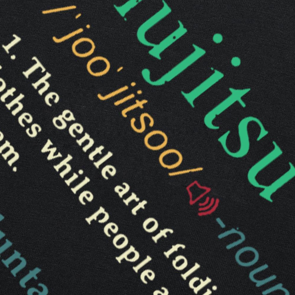 Jiu Jitsu Dad Definition Funny BJJ Brazilian Jiu Jitsu T Shirt Graphic Cotton Streetwear Short Sleeve Birthday Gifts T-shirt Men