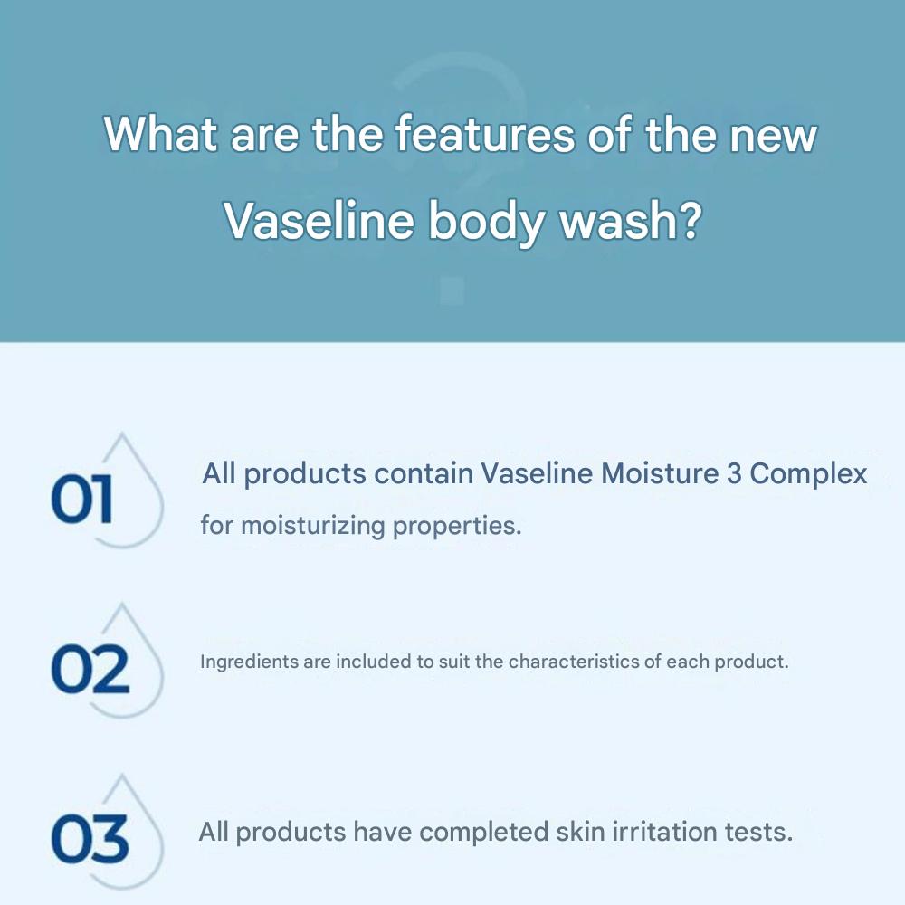 Vaseline Daily Moisture Body Wash 800ml X 2ea