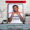 Mbappe Customize Your Name Diamond Painting Round Diamond Diy Frameless Holiday Artwork Suitable For Home Office Wall Decoration