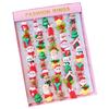 Stylish Festive Cartoon Kids Rings Assorted Open Rings for Christmas and Celebrations Toddler Holiday Jewelry