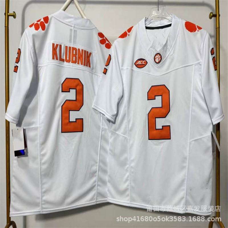 Clemson Tigers College Football Jersey Cotton Embroidered NCAA Team Apparel Men