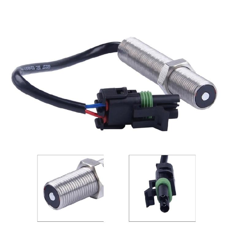 Temperature Resistant Speed Detector High Sensitivity RPM Sensor 5/8 18UNF Threaded Mounting Device for Heavy Machinery