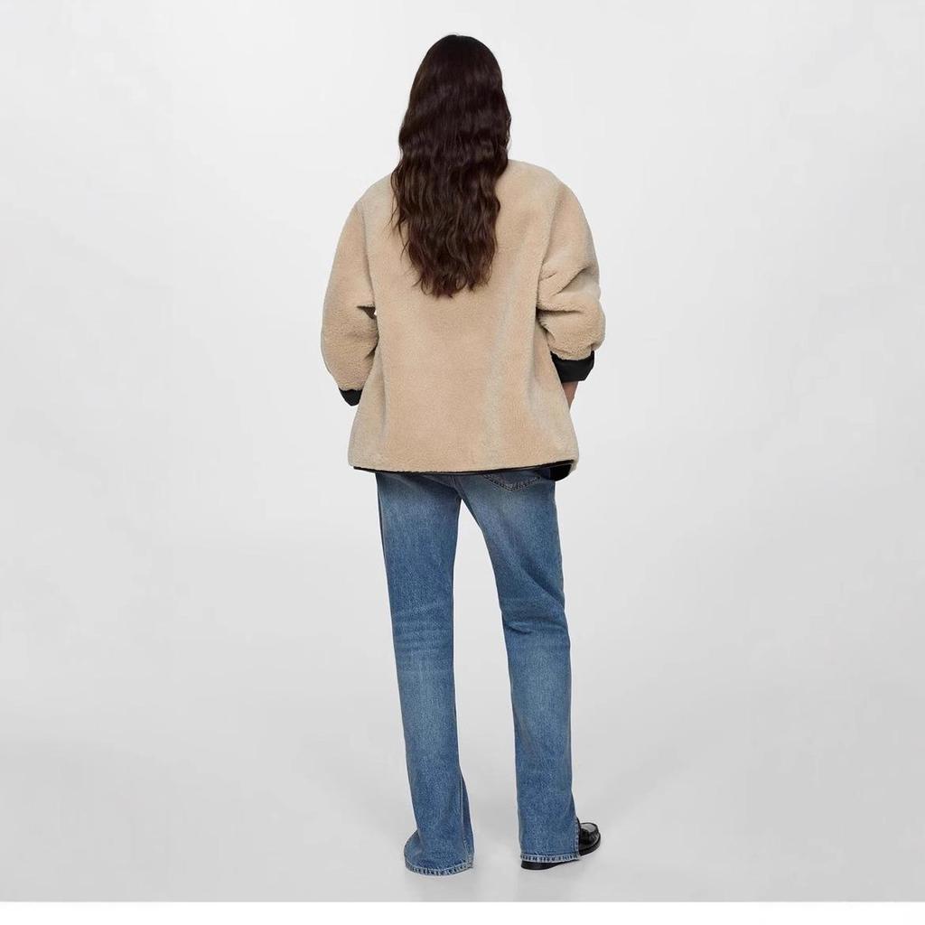 2024 Women's Autumn Fashion: Loose European & American Style Faux Fur Jacket Coat