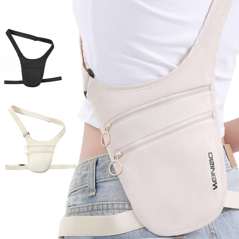 Nylon Anti-Theft Crossbody Bag for Men And Women, Featuring a Hidden Pocket for Passports, Cash, And Phones