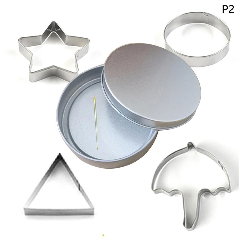 1 Set Sugar Cookie Mold Candy Maker Biscuit Korean Honeycomb Cookies Stainless Steel Game Kit For Squid TV Fans And Kids