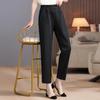 Pa Si Te Women's Tapered Elastic Waist Casual Pants