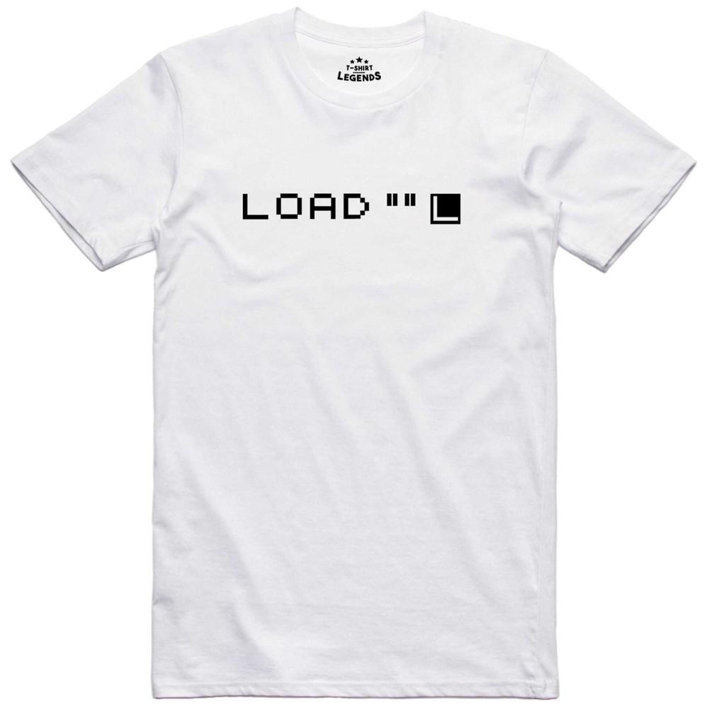Spectrum Mens T Shirt Load "" Logo Retro Vintage Computer Logo 8 Bit Gamer Tee