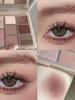 Sweet and Tipsy Feeling ~ Dry Rose Nine Colors Eye Shadow Plate Matting Agent Fog Desert Thin and Glittering Pearl Student Makeup Genuine Goods