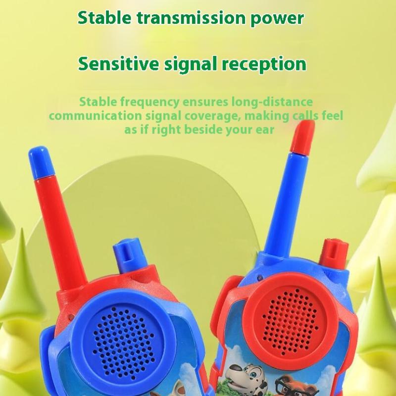2 Stück Kinder Eltern-Kind-Sprechanlage Cartoon Niedliches Walkie-Talkie Mobiltelefon Outdoor-Spielzeug Jungen und Mädchen Lernspielzeug