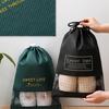 12Sets Color Shoe Bags with Secure Drawstring Shoe Storage Portable Lightweighted for Footwear Protector