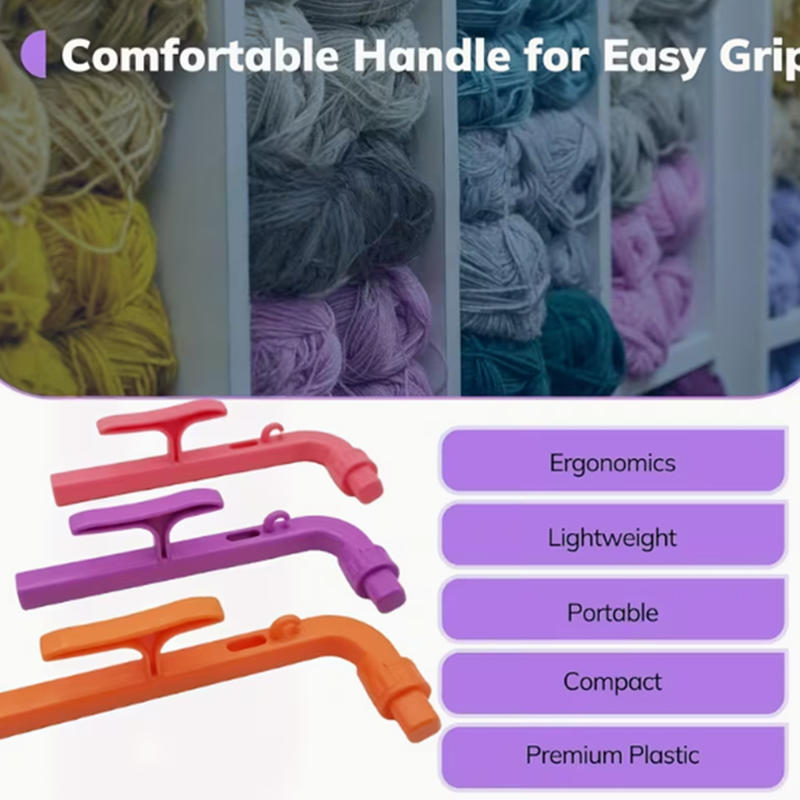 Crochet Helper Tool for Beginners Practical Crochet Accessory Handmade Knitting Knit Craft Diy Tools - Suitable for Home Travel Daily Use High Quality
