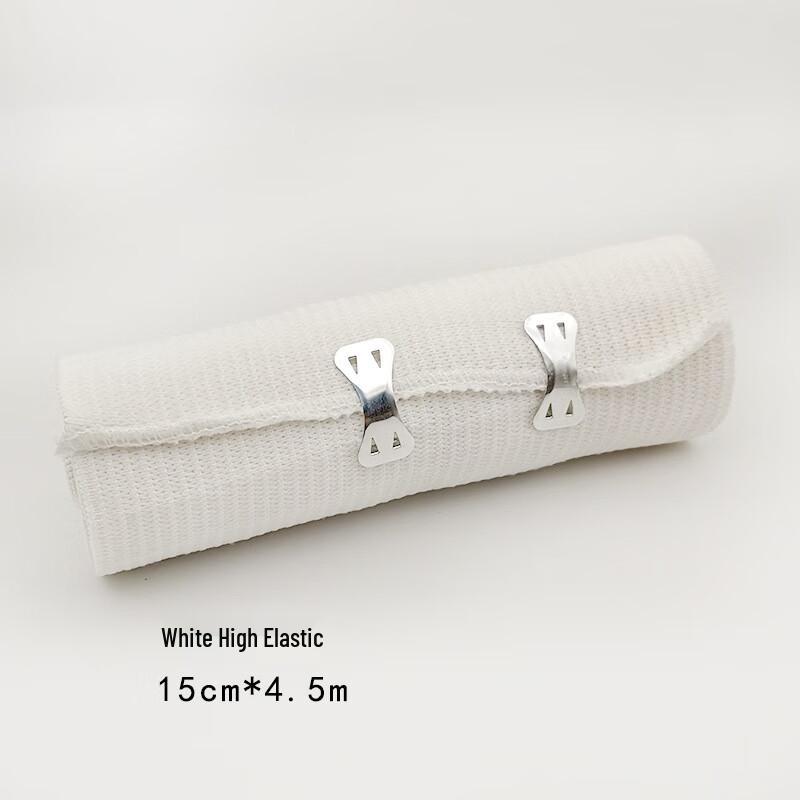 ZHANDOUHU High Elastic First Aid Bandage (White, 5 Rolls)