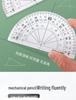 9-Piece Geometry Set for School: Compass, Protractor, Ruler, Square, and More