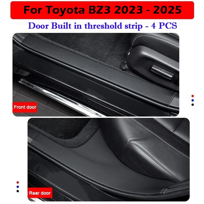 Autotürschwellenleiste Kofferraumschutzaufkleber Schmutzabweisend Kratzfest Innenraumaufkleber Für Toyota bZ3 2026 2026 2026