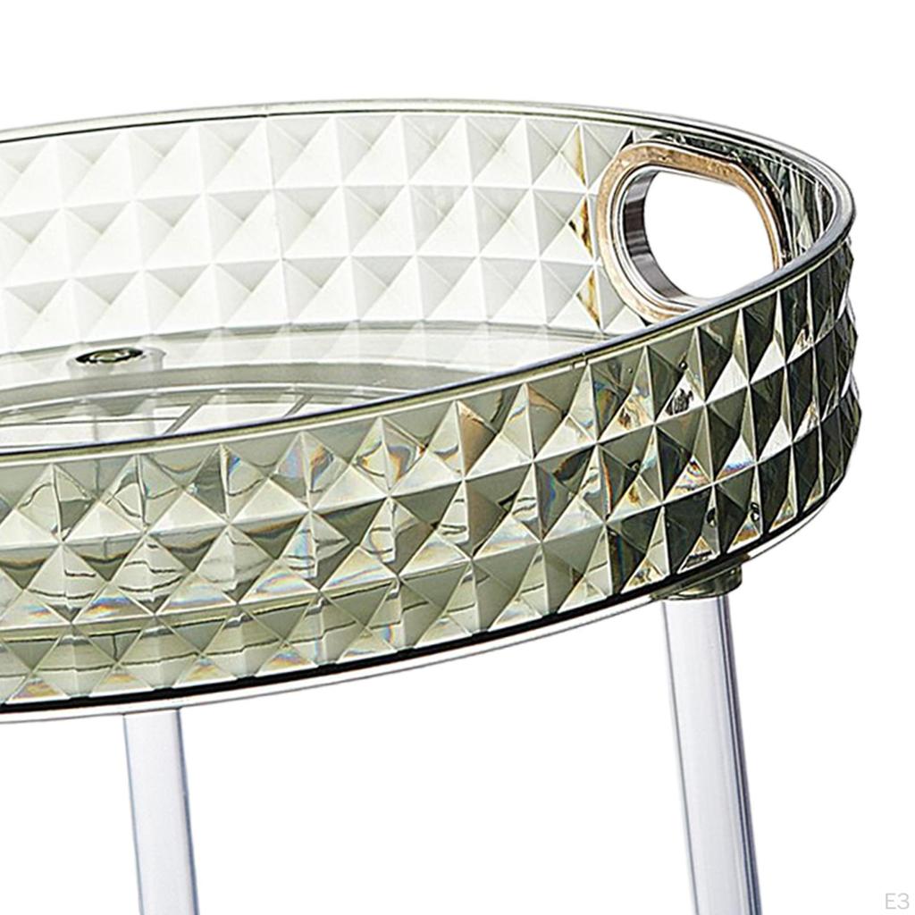 Cosmetic Storage Rack Condiment Tray Vanity Makeup Organizer Desktop Perfume for