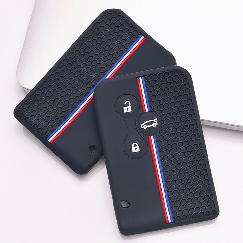 Key Fob Cover for Renault Clio Megane Scenic Modus Kangoo Duster Sandero Captur Anti-Scratch Guard Shockproof Protection Soft Grip Texture