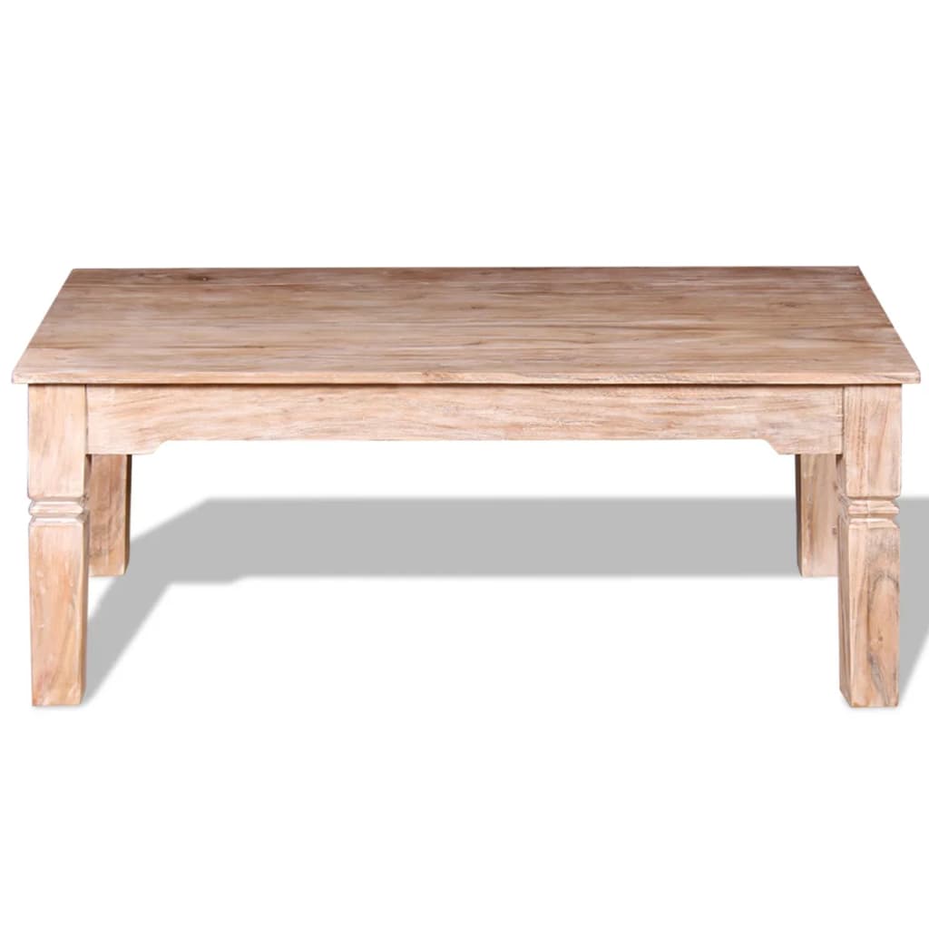 Coffee Table Acacia Wood 110 X 60 X 45 Cm