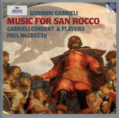 CD GABRIELI CONSORT  PLAYERS PAUL MC  Music for San Rocco  4491802 Archiv Produkti 1996 Germany Classical Used