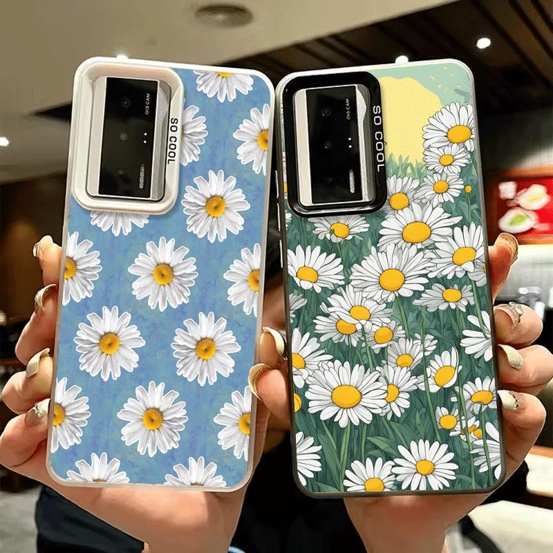 Daisy Flowers Aesthetics Shockproof Phone Case for Xiaomi Poco X7 X6 X5 X3 Pro F7 Ultra M8 Redmi 15C 15 14C 13C 12C 10C 13 12 10