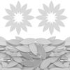 150 PCS Mirror Sticker Small for Crafts Shapes Ceramic Tile Glass Petal Mosaic Tiles