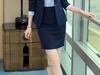 Solid Color Professional Women's Suit for Workwear