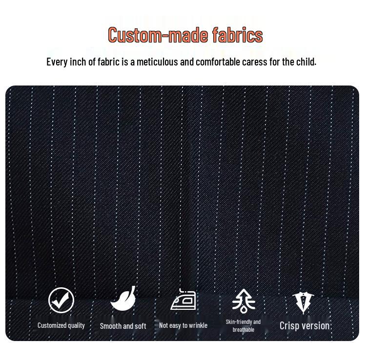 Pantaloni de costum uni pentru copii - Pantaloni lungi casual pentru băieți pentru uniforma de școală primară, costum de spectacol de primăvară/toamnă