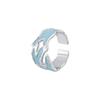 Fashion Personality Texture Stacked Wearing Ring Women'S Trend Cool Hip Hop Index Finger Ring Niche Premium Ring