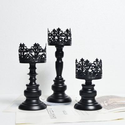 1 Stück Retro Kerzenhalter Metall und Eisen Kerzenständer Tischkerzenhalter Europa Hochzeit