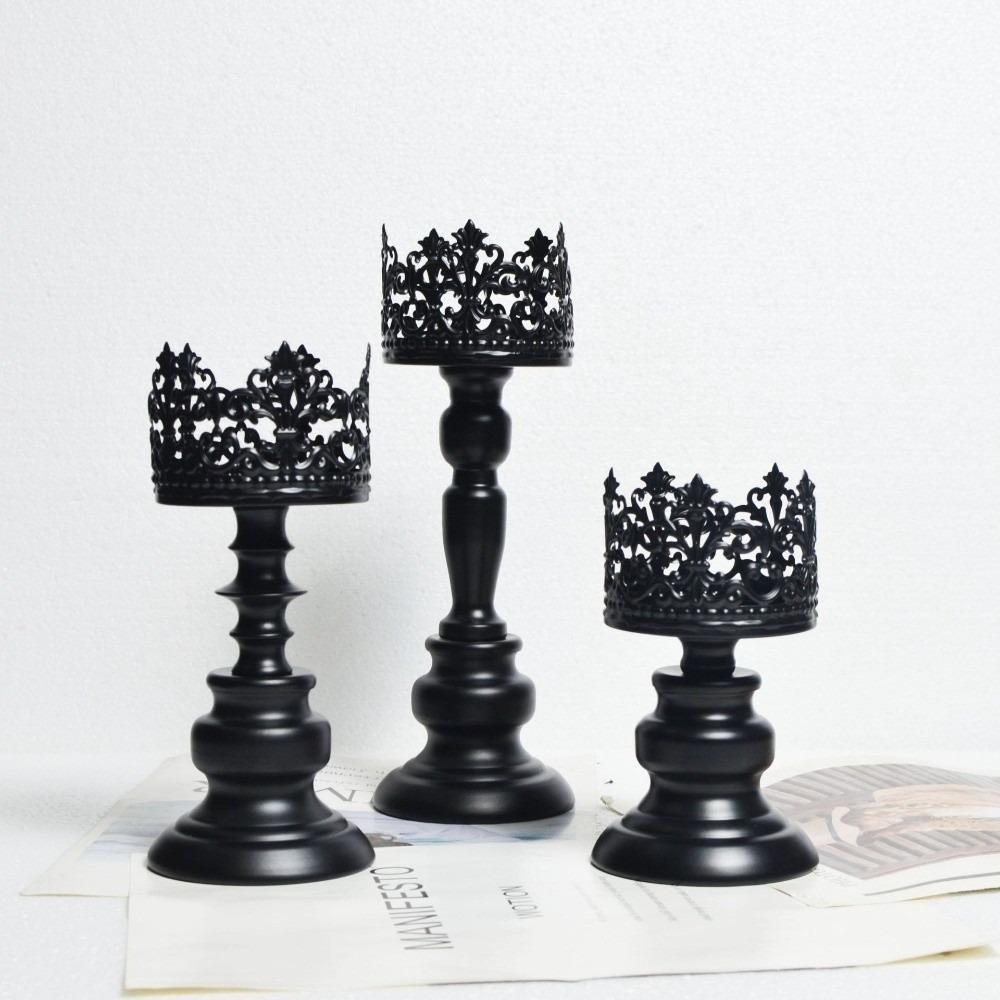 1PCS with Openwork Pattern Tabletop Candle Holders Home Restaurants Decoration  Europe Wedding
