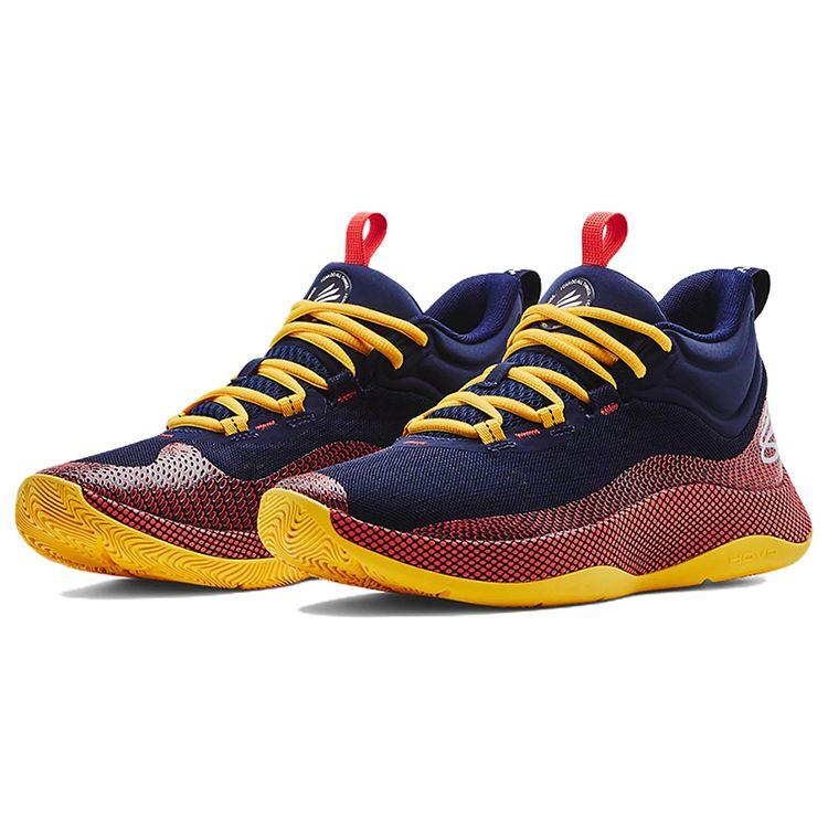 Under Armour Curry HOVR Splash Midnight Navy Taxi Men Sneakers Blue 3024719-403