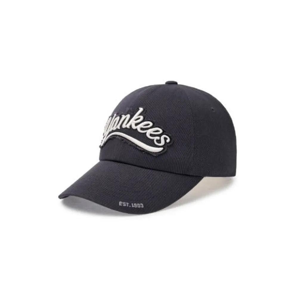 [MLB] JQT 3ACPV015N-50CGS Varsity Vintage Cursive Damaged Unstructured Ball Cap New York Yankees FREE