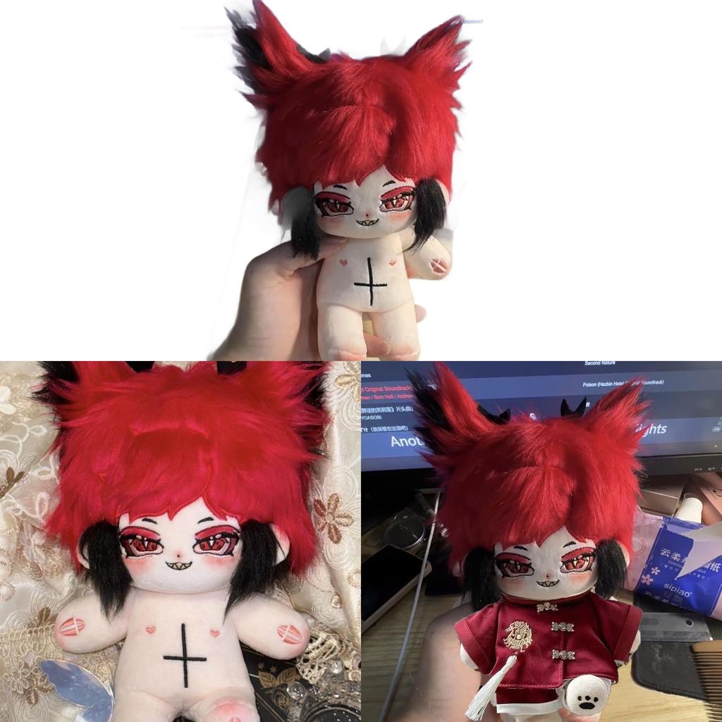 Hazbin Hotel Alastor Radio Demon Plush Doll With Removable Clothing For Teens And Collectors